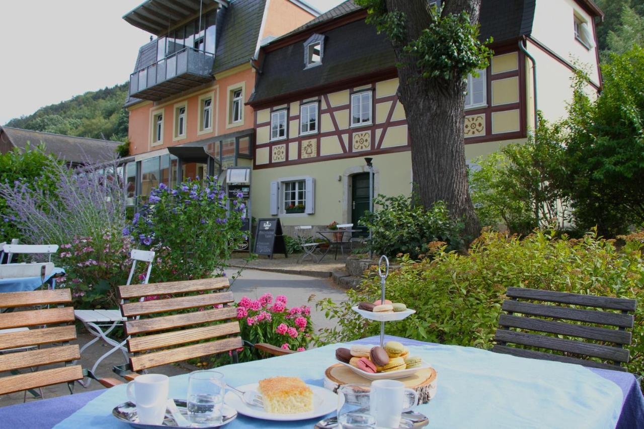 ホテル Landgasthaus Ziegelscheune Krippen エクステリア 写真